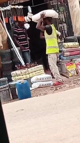 Morning street life documented in Maiburiji, Nigeria