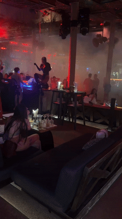 Nightclub scene captured in Tambon Choeng Thale, Thailand