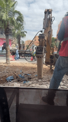 Morning scenes from Marrakesh: construction, salon service, dog interactions