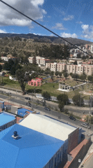 Cable car riders capture aerial views of La Paz