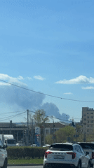 Large smoke plume observed in Perm, Russia