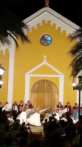 Nighttime religious celebration draws crowds, fireworks in San Juan Bautista
