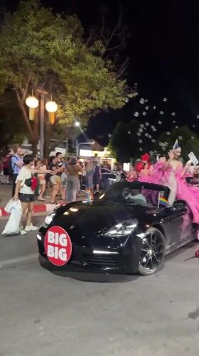 Nighttime Pride parade brings colorful celebration to Chiang Mai streets