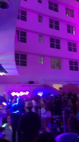 Nighttime 'FROGS!' event draws a crowd in Miami Beach