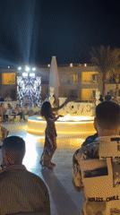 Nighttime resort event with live performance in Sharm El Sheikh
