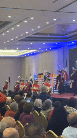Traditional Chilean cueca dance performance draws audience in Arica