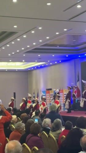 Traditional Chilean cueca dance performance draws audience in Arica