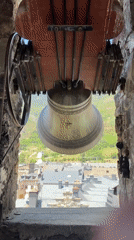 Benasque's bell tower bell rings, June 2026