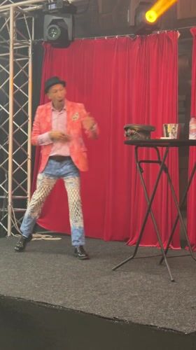 Magic show entertains audience at Phuket Circus Thailand