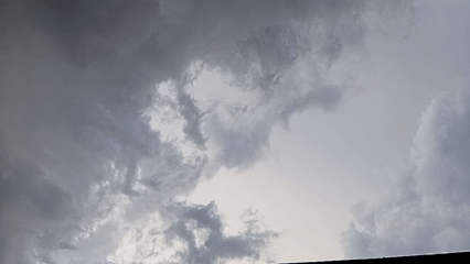 Dramatic cloud formations observed over Abuja, Nigeria