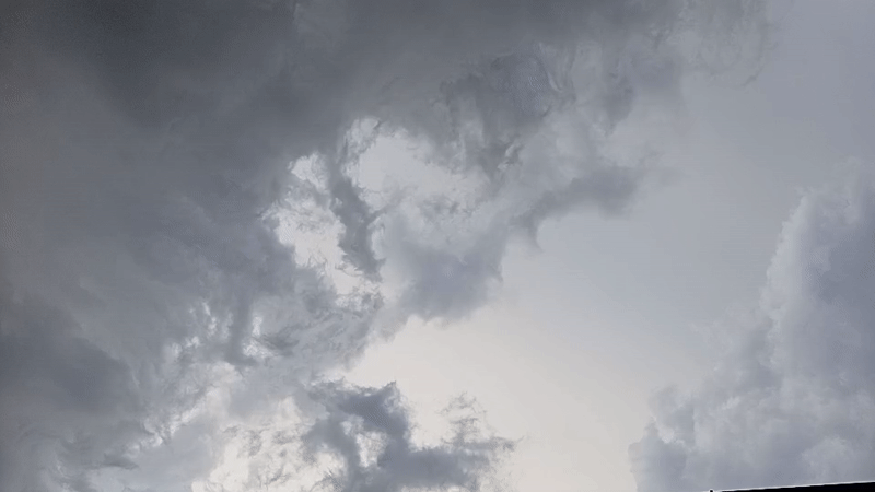 Dramatic cloud formations observed over Abuja, Nigeria