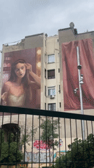 Street art murals documented in Barcelona neighborhood