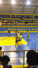 Late-night basketball game played in Tinaquillo gymnasium