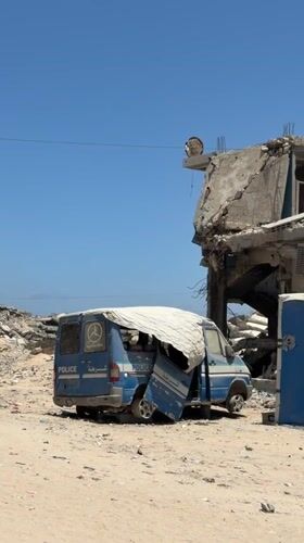 Destruction and aerial activity across Gaza on a June morning