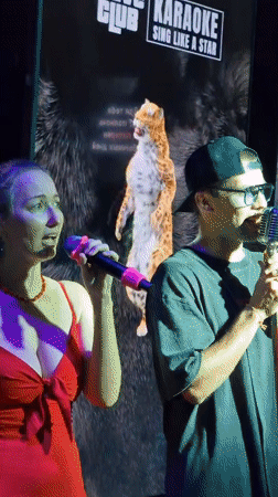 Karaoke night at Baan Bang Rak venue