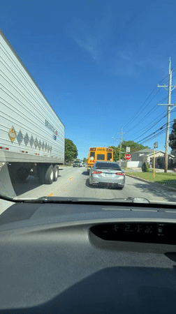 Traffic stops at Central Stickney intersection during evening rush