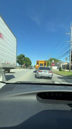 Traffic stops at Central Stickney intersection during evening rush