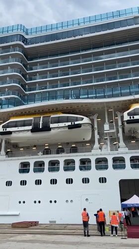 Sun Princess cruise ship docks in Bar, Montenegro