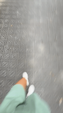 Barcelona street exploration with shops and murals
