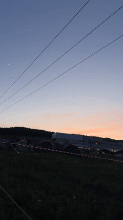 Evening camping activity documented at Khvalynsk recreational site