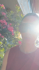 Selfies and smiles on a sunny Fethiye street
