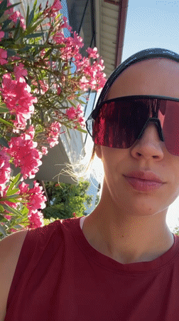 Selfies and smiles on a sunny Fethiye street