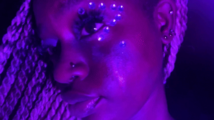 Purple-lit portrait photography captured across two Nigerian cities