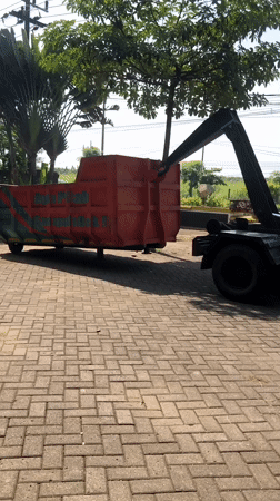 Morning traffic and waste operations across two East Java districts
