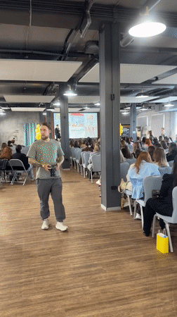 Large indoor event draws crowd in Vladivostok auditorium
