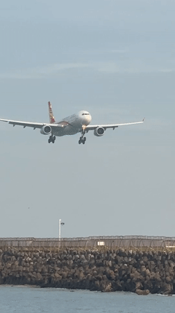 Lion Air flight lands at Denpasar's Ngurah Rai Airport