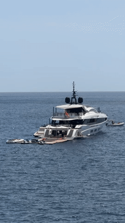 Lunch, yachts, and clear water at Cala Comte, Ibiza