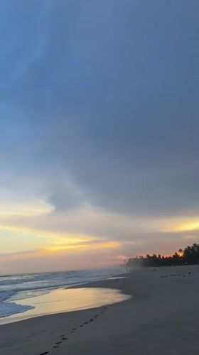 Sunset captured at Habaraduwa beach, Sri Lanka