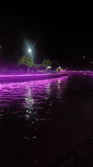 Surabaya after dark: waterfront, skyline, and street life
