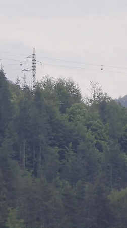 Wooded hillside captured on video in Rudozem, Bulgaria
