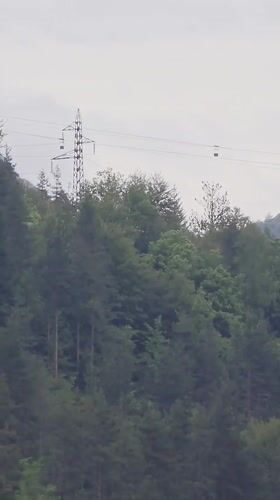 Wooded hillside captured on video in Rudozem, Bulgaria