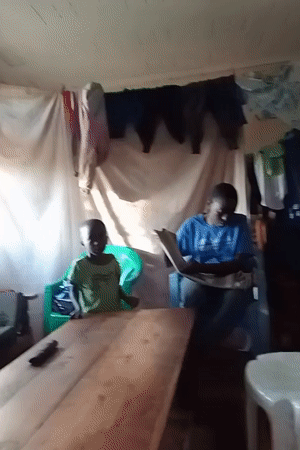 Rural Kenya family documents ordinary domestic life moments