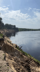 Spring river landscapes documented near Новоклязьминское, Russia