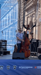 Band performs at International Transport Festival in Saint Petersburg
