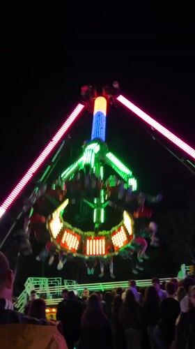 Nighttime carnival draws crowds in Ruse, Bulgaria