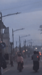Motorcycles recorded on street in Lhokseumawe, Indonesia
