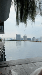 Morning rooftop pool leisure documented in Kuala Lumpur