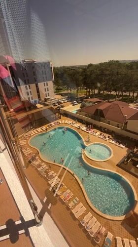 Morning resort scenes documented by witness in Anapa, Russia