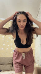 Woman's evening routine captured in Sochi apartment