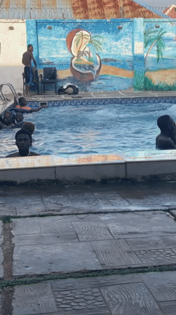 Community gathers at Akwanga recreation center for swimming, fitness
