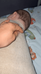 Family evening with baby care captured in Troyan