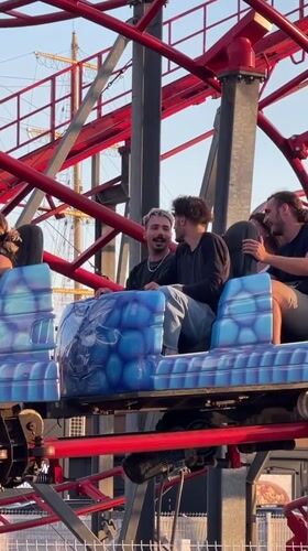 Afternoon to dusk at a Varna amusement park
