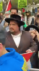 Orthodox Jewish participants join Palestinian solidarity demonstration in NYC