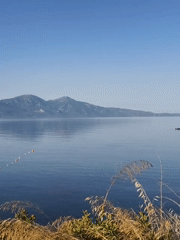 Still morning on a quiet bay in Kuşadası