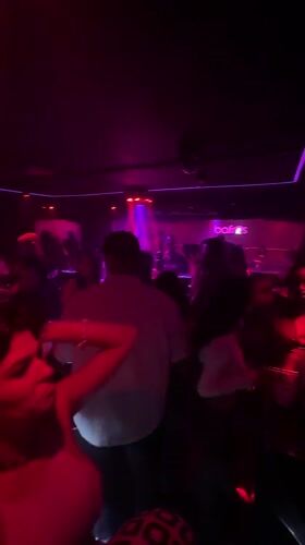 Bangkok nightclub scene captured during evening hours April 26