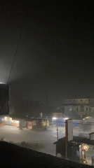 Heavy overnight flooding swamps Lhokseumawe streets during major rainstorm